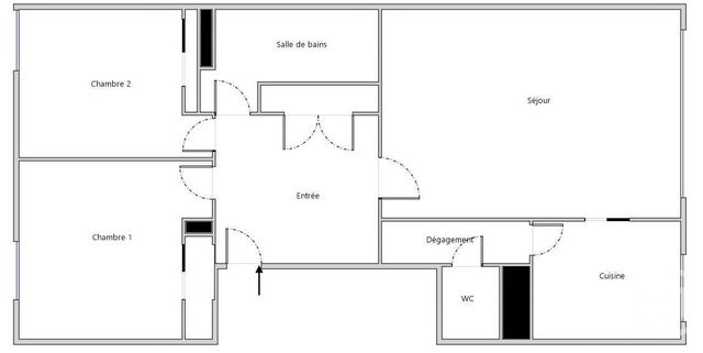 Appartement F3 à vendre - 3 pièces - 60.83 m2 - CHAVILLE - 92 - ILE-DE-FRANCE - Century 21 Agence Des Ecoles